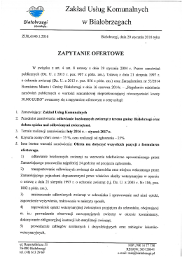 Treść zapytania