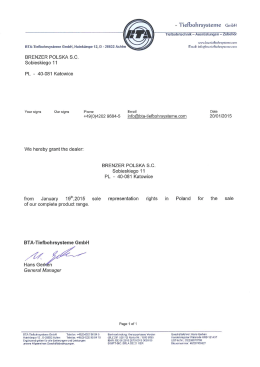 zobacz certyfikat - brenzer polska sc