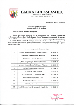 GMINA BOLESŁAWIEC