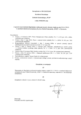 Zarządzenie nr DN.120.55.2015 Dyrektora Naczelnego Zakładu