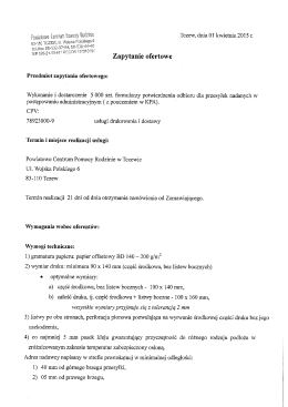 druki ZPO - Powiatowe Centrum Pomocy Rodzinie w Tczewie