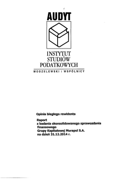 Opinia i raport