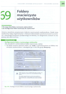 Foldery macierzyste użytkownik&oacute;w