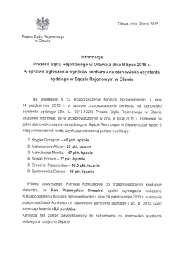 Wyniki