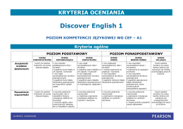 Kryteria oceniania klasa 5 – j.angielski