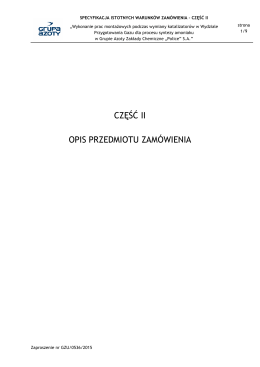 II cz SIWZ OPZ 20 05 2015_montaże kataliz 2015