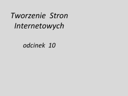 tworzenie stron internetowych cz.10