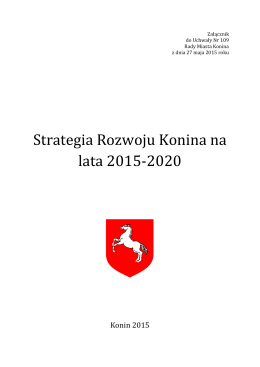 Strategia Rozwoju Konina na lata 2015-2020