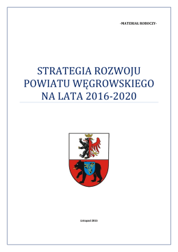 Strategia rozwoju powiatu węgrowskie