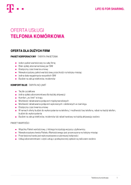 Oferta - T-Mobile Biznes Polska