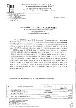 ul. Inwalidów Wojennych 26, 56-100 Wołów teł. (0-71