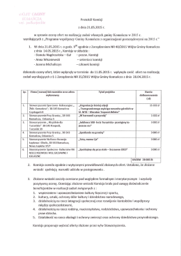 treść - Biuletyn Informacji Publicznej Gminy Komańcza