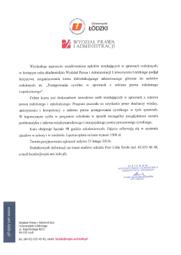 szczegółowe informacje oraz formularz zgłoszenia