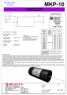 MKP-10 - Zakłady Podzespołów Radiowych MIFLEX SA