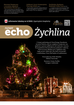 Nowe Echo Żychlina nr 4 z 2015 roku