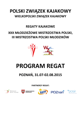 mmp_program_2015_komplet - Wielkopolski Związek Kajakowy
