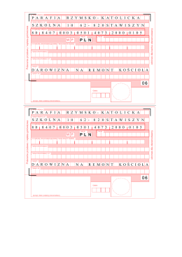 gotowy druk do pobrania &ndash; przelew