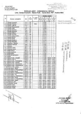 &bdquo;MAJA BUS" DYRCZ LESZEK 34