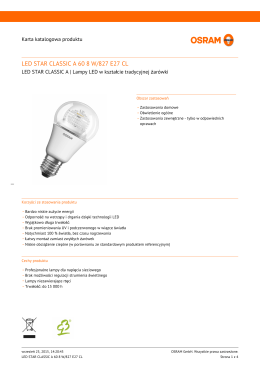 LED STAR CLASSIC A 60 8 W/827 E27 CL
