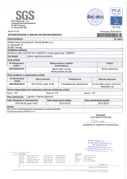Tworóg - 03.06.2015 r. - Zakład Usług Komunalnych w Tworogu
