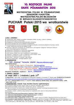 PUCHAR Polski 2015 we wrotkarstwie