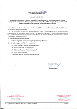 Zarządzenie Nr 128/2015