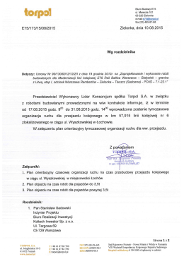 PLAN orientacyjny - do pobrania w PDF.