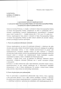 PAŃsTwowA KOMISJA WYBORCZA zPow-503