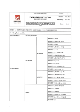 ZAPALNIKI ELEKTRYCZNE V
