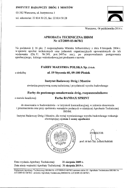 INSTYTUT BADchzY DR&Oacute;G I MosT&Oacute;w