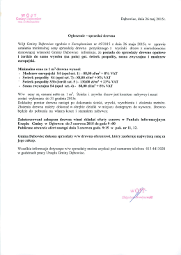 więcej - Gmina Dębowiec