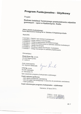 Budowa instalacji termicznego przekształcania odpad&oacute;w