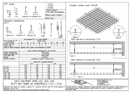 Sufit rastrowy na konstrukcji T24 T15