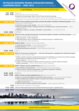 INSO2015 - Agenda (WWW)