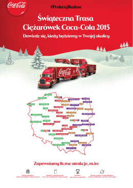 Świąteczna trasa ciężarówek Coca