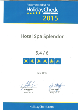 HolidayCheck - Spa Hotel Splendor**** Siedliska