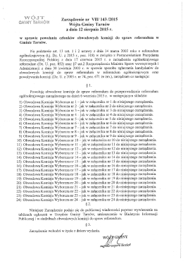 VII/143/2015 - Urząd Gminy Tarnów