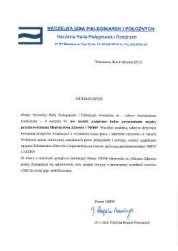 szczeg&oacute;ły - Okręgowa Izba Pielęgniarek i położnych w Radomiu