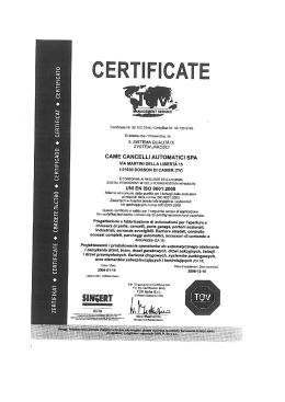 Certyfikat &ndash; szlaban