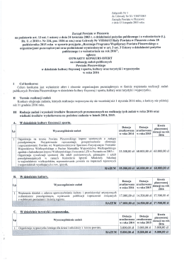 ogłoszenie otwartego konkursu ofert na realizację zadań