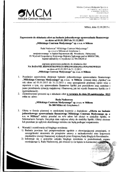 Milickie Centrum Medyczne - Mcm