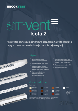 AirVent ISOLA 2