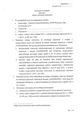 Szczeg&oacute;łowe dane dotyczące ochrony informacji niejawnych