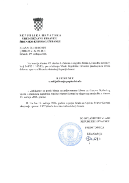 Page 1 R EP U BLIKA нRvATsKA URED DRzAvNE UPRAvE U