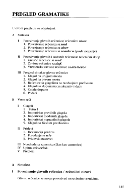 Pregled gramatike