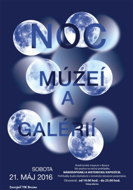 noc múzeí a galérií 2016