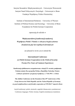 Program konferencji - Wydział Dziennikarstwa i Nauk Politycznych UW