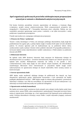 Apel organizacji (PDF 342kB)