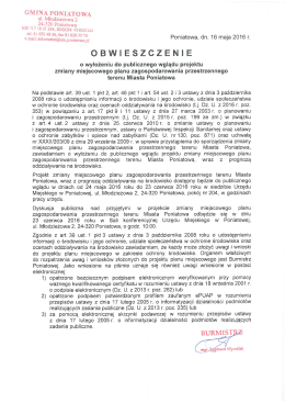 Obwieszczenie pełna informacja
