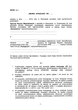 WZ&Oacute;R nr 1 - Agencja Rezerw Materiałowych